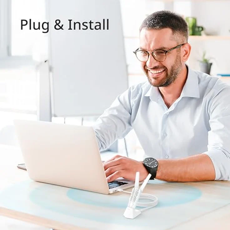 D-Link AE65U USB Adapter BE6500, Wi-Fi 7 WLAN Stick mit 6500 Mbit/s, Tri-Band, weiß – Bild 8