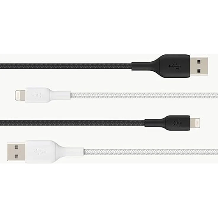 Belkin Lightning Lade/Sync Kabel ummantelt, 1 m, weiß – Bild 6