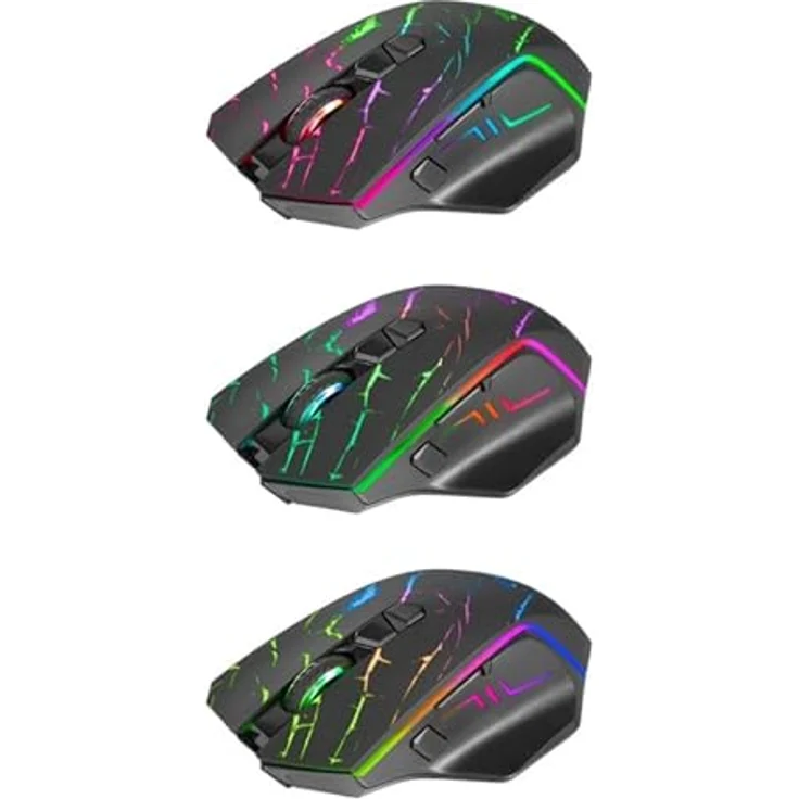 Defender Mysz gamingowa bezprzewodowa Uran gm-503 3200 DPI 8p Marke, kabellose Gaming-Maus in Schwarz – Bild 1