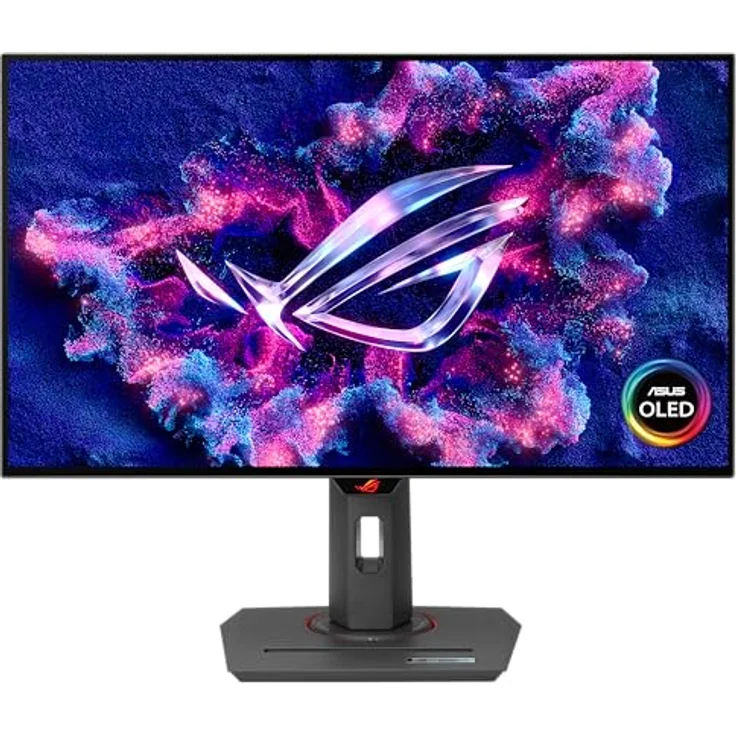 ASUS ROG Strix OLED XG27AQDMG 27“ Gaming-Monitor (26,5“ anzeigbar) 1440p glossy WOLED-Panel, 240 Hz, maßgeschn. Kühlkörper, G-SYNC-kompatibel, 99% DCI-P3 - Schwarz – Bild 1