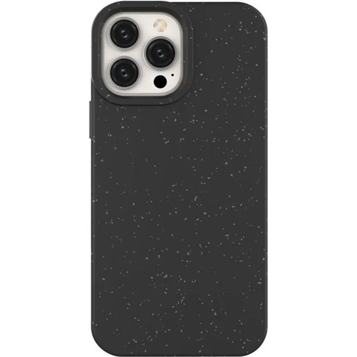 Hurtel Case für iPhone 14 Plus, biologisch abbaubare Silikonhülle in Schwarz mit optimalem Schutz vor Stößen und Kratzern