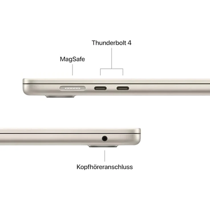 Apple Macbook Air 15" - M4 10-Core CPU 10-Core GPU - 16 GB - 256 GB SSD - Polarstern 2025 – Bild 5