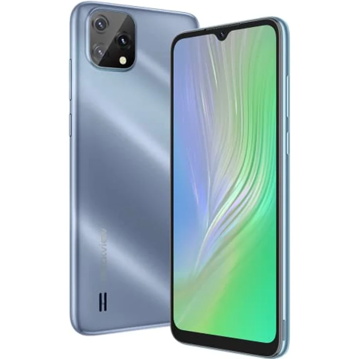 Blackview A55 4G Smartphone ohne Vertrag Ggünstig, 6,53 Zoll HD+ Bildschirm, MT6761V 2,0 GHz 3GB+16GB, 5MP+8MP Kamera, 4780mAh Akku, Android 11 DUAL SIM Handy GPS Gesichts Entsperrung Blau – Bild 1