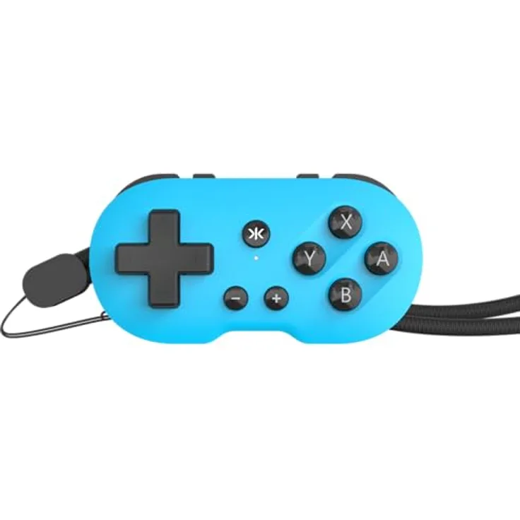 CRKD ATOM Controller, Bluetooth 5.0 Wireless Gamepad für Switch, PC, Mobile/Tablet, Smart TV, 10 Stunden Spielzeit, Sky Blue