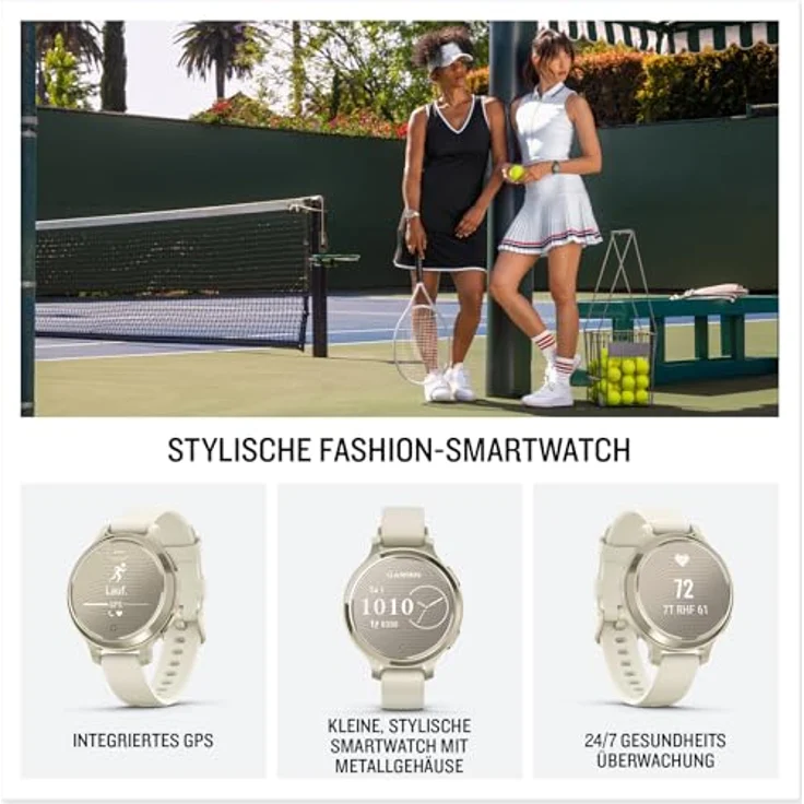 Garmin Lily 2 Active Smartwatch mit integriertem GPS, elegantes Design in stilvollem Schwarz – Bild 2