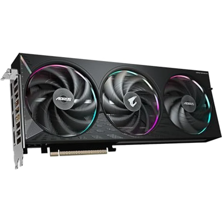 Gigabyte AORUS GeForce RTX 5060 Ti Elite 16G Grafikkarte – 16 GB GDDR7, 128 Bit, PCI-E 5.0, 2722 MHz, 3 x DisplayPort, 1 x HDMI, RGB Halo, Dual BIOS, WINDFORCE Kühlsystem – Bild 3