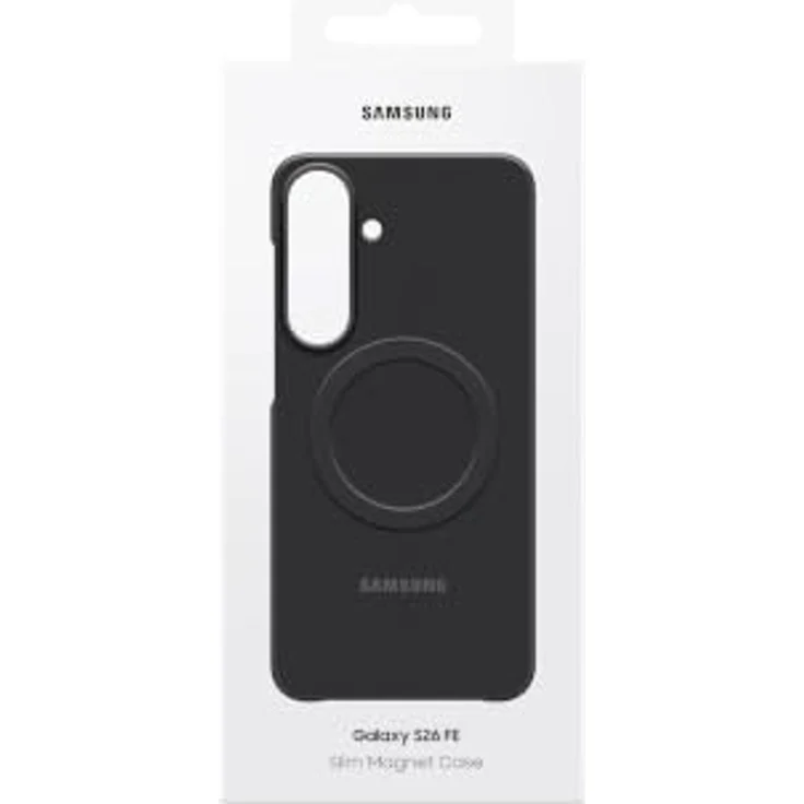 SAMSUNG Slim Magnet Case für Galaxy S26 FE, schlankes Backcover in Schwarz mit magnetischer Zubehörbefestigung und optimalem Schutz – Bild 7