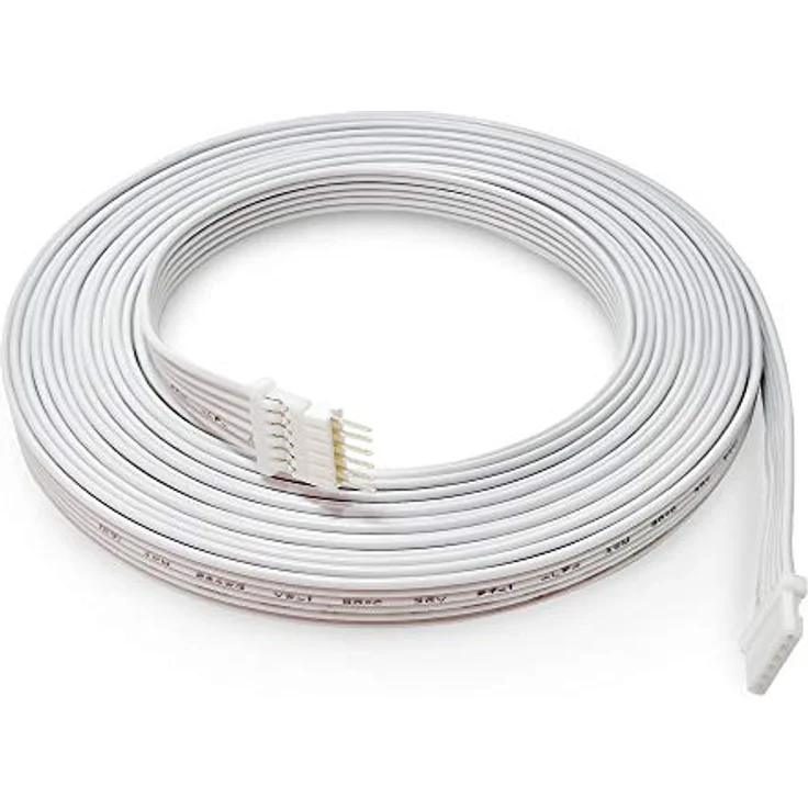 Nordic Light Solutions 3m Verlängerungskabel für Philips Hue Lightstrip V4 & Solo, hochwertig, weiß, spezielle Erweiterung für Lichtstreifen – Bild 1