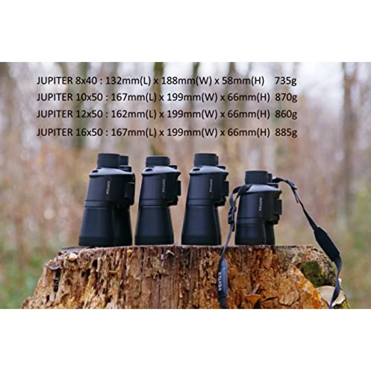 Pentax Jupiter 12x50 - Das Fernglas aus der Jupiter Serie mit einem Guten Verfhältnis aus Lichtstärke und Vergrößerung, 65913 – Bild 5