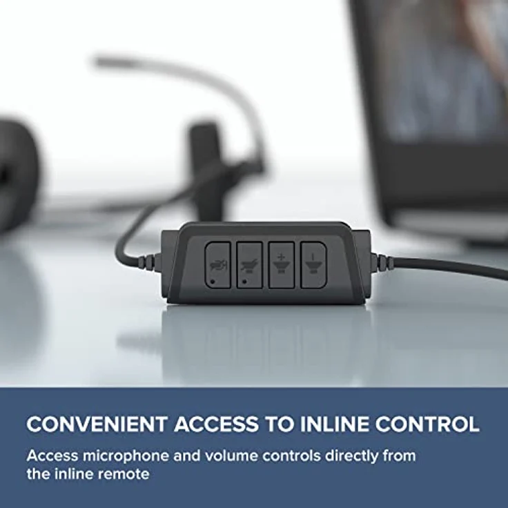 Creative HS-220 USB-Kopfhörer Headset, OnlineMeeting-Optimiert, Plug-and-Play, Noise Cancelling-Mikrofon, Schwarz – Bild 5