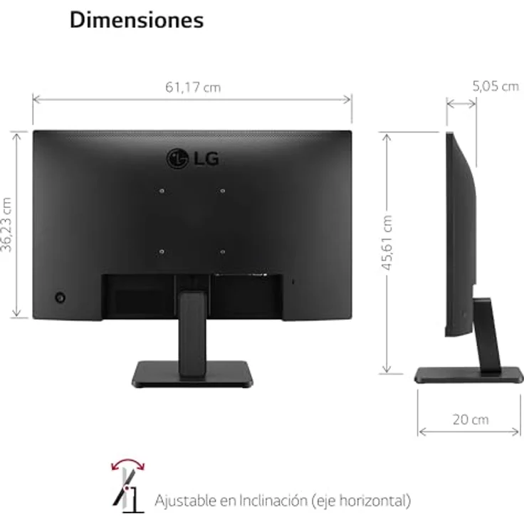 LG LED-Monitor 27MR400-B, Office-Monitor mit 100 Hz Bildwiederholrate, AMD FreeSync und Flicker Safe – Bild 2