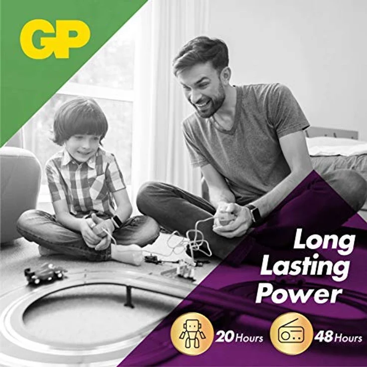 GP Batteries - Pack de 8 Pilas 9V alcalinas (MN1604 / 6LR61) - Duración y Rendimiento excepcional - 9 Voltios / PP3 / 6LR61 / MN1604 – Bild 2