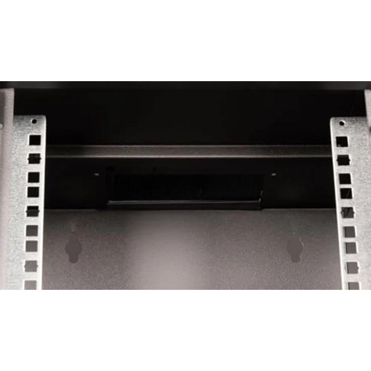 Equip Wandgehäuse 10" 06U 300x300mm schwarz - Optimale Leistung, gehärtete Glasfronttür, kompakte Organisation – Bild 4