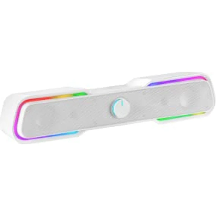 Mars Gaming MSBXW Weiß, RGB Soundbar, Bluethooth 5.0 + Jack 3.5, DSP Sound 10W – Bild 1