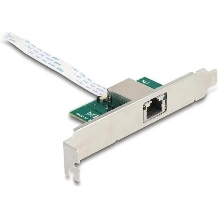 Delock M.2 Key B+M Netzwerkkarte mit 10 Gbps, RJ45, NBASE-T Technik für 2,5 Gbps und 5 Gbps