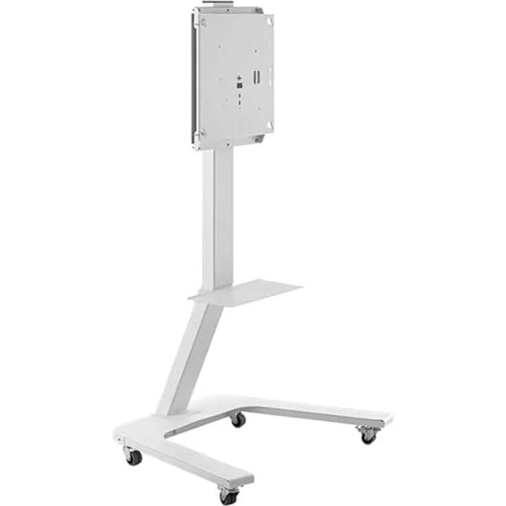 Hagor ST SA Flip II (Flip2, 65", 45 kg), TV Ständer, Weiß - Mobiles Standsystem mit Portrait- und Landscape-Ausrichtung