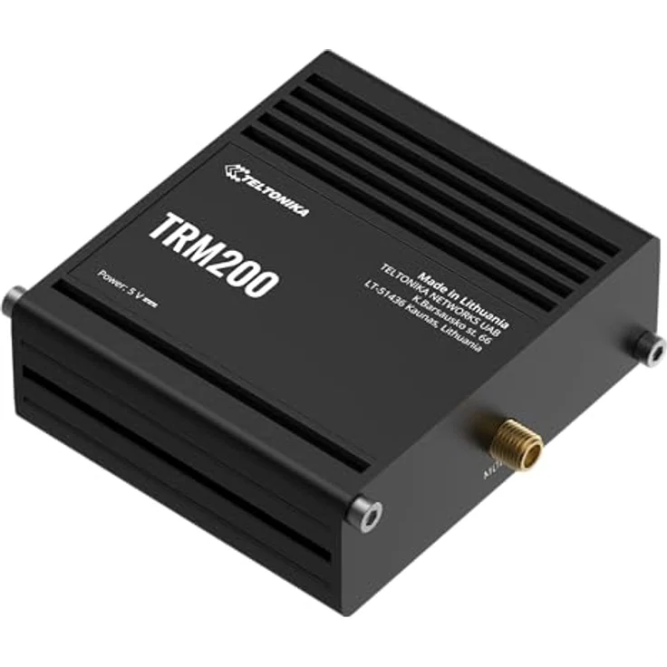 Teltonika TRM200 (EU) 4G CAT4 Modem, Router, robustes Design für industrielle Anwendungen, Schwarz – Bild 3