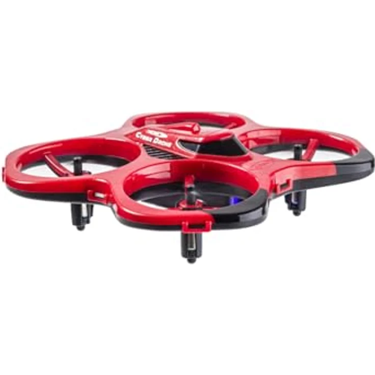 Tamiya Cyber Drone IR RTF, Flugfertige Kameradrohne mit 3,7V/600mAh Lipo Akku, rot – Bild 2