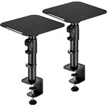mywall Tischhalterung HS30L Universelle Lautsprecher Tischhalterung, Neigbar +/-15° mit Einer Belastung bis zu 15 kg, schwarz, 2 Ständer für Lautsprecherboxen