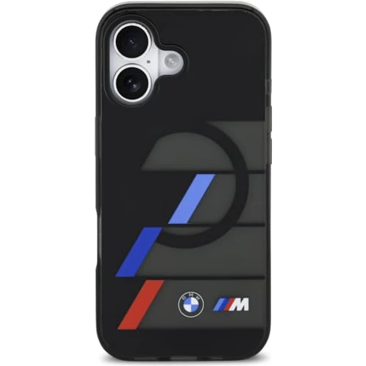 CG MOBILE BMW M IML Metallknöpfe Hülle für iPhone 17, TPU/PC, dreifarbige Linien, schwarz, kompatibel mit MagSafe – Bild 3