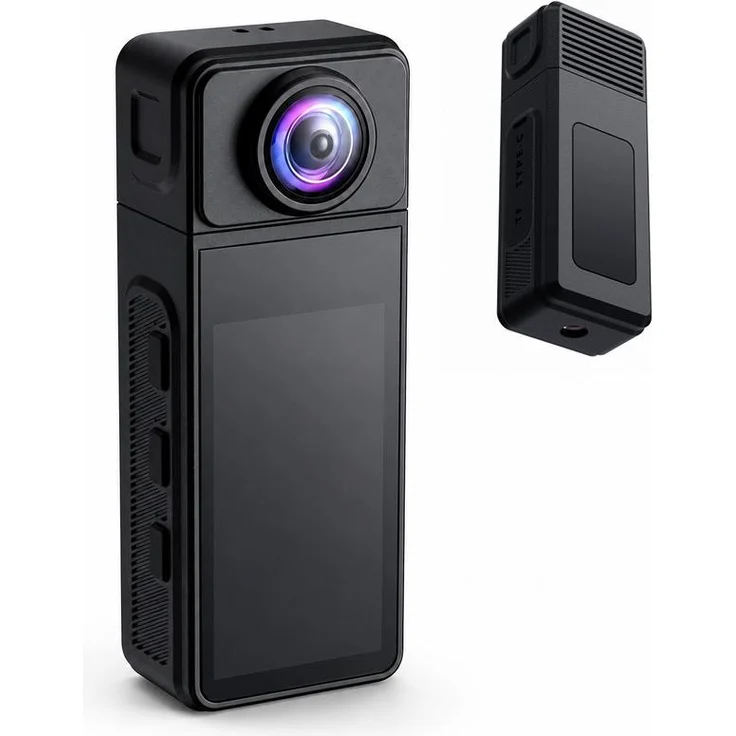 Novzep Action Kamera 2K Mini, 270° Weitwinkel mit Magnet, 1/4" Gewinde, WLAN und Loop-Funktion für Sport & Vlogs