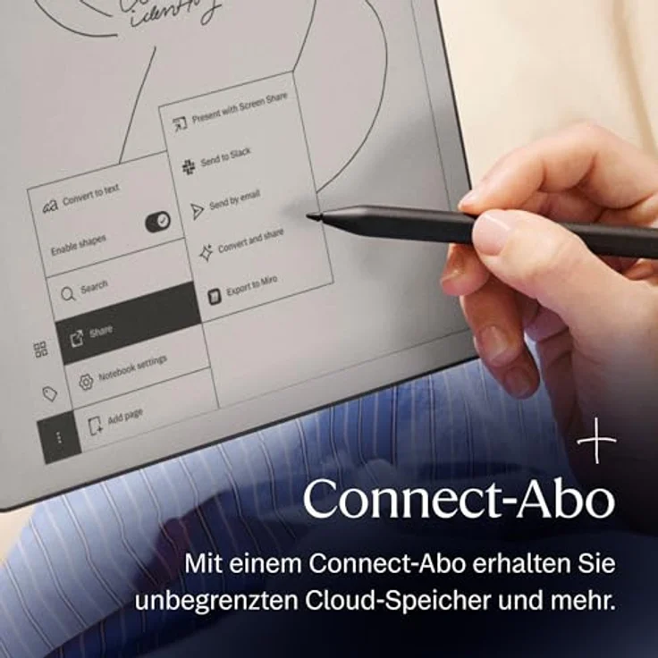 REMARKABLE Paper Pure – Tablet mit Marker Plus und Sleeve Folio, 10,3 Zoll, Wüstenrosa, bis zu 3 Wochen Akkulaufzeit, Cloud-fähig – Bild 8
