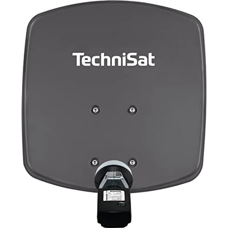 TechniSat DIGIDISH 33 – Satelliten-Schüssel für 1 Teilnehmer (33 cm kleine Sat Anlage - Komplettset mit Wandhalterung und Satfinder V/H-LNB) grau – Bild 2