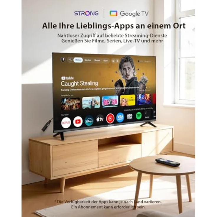 STRONG LEAP-UNA+ TV Stick, Streaming Device mit Android 14, 8GB Speicher, HDR10+, HLG, Bluetooth 5 und Sprachsteuerung für FHD Smart TV Upgrade – Bild 2