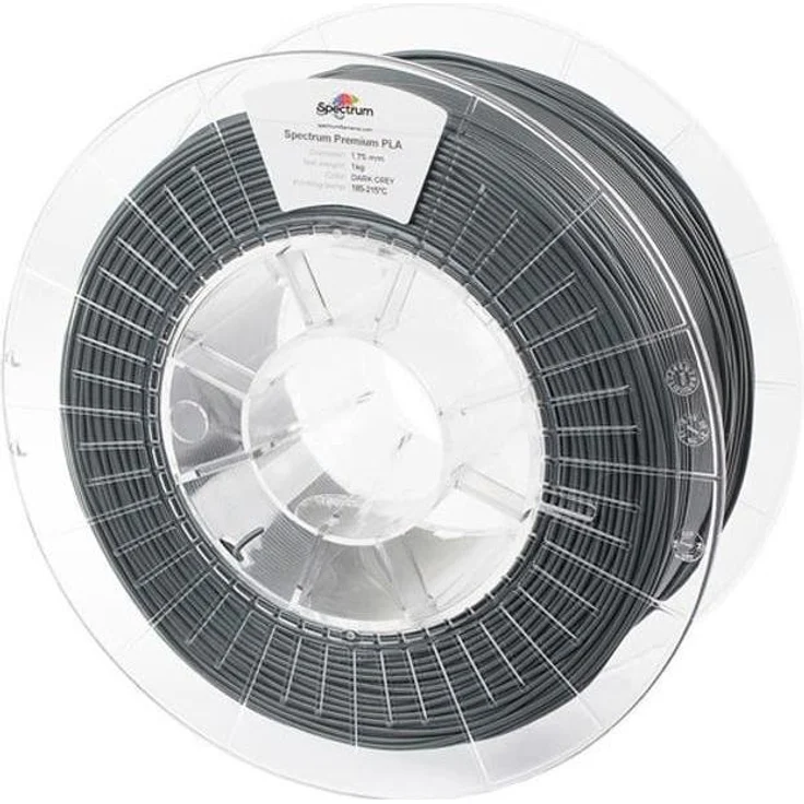 Spectrum Filament PLA, 1.75 mm, 1000 g, Grau, hochwertiges 3D-Druckmaterial mit seidenmatter Oberfläche