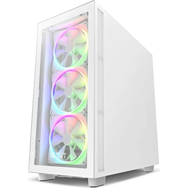 Nzxt F120 RGB Fans - RF-R12SF-W1 - Erweiterte Anpassung der RGB-Beleuchtung – Flüsterleise Kühlung – Single (RGB-Lüfter und Controller ERFORDERLICH & Nicht ENTHALTEN) -120mm-Lüfter – White – Bild 5
