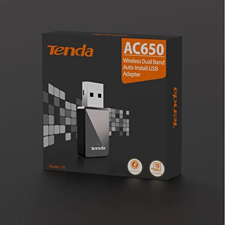 Tenda Home Kabelloser U9 650 MBPS Dual Band USBADAPTER 650 m IN – Bild 7