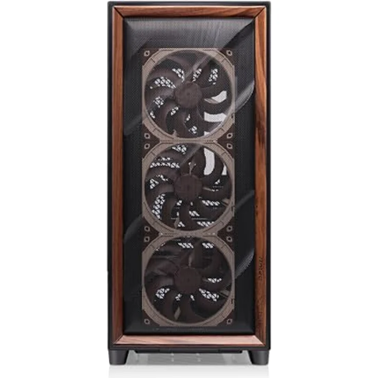 Noctua Antec Flux Pro Noctua Edition, ultraleises PC-Gehäuse mit Noctua Lüftern, Schwarz-Braun – Bild 2