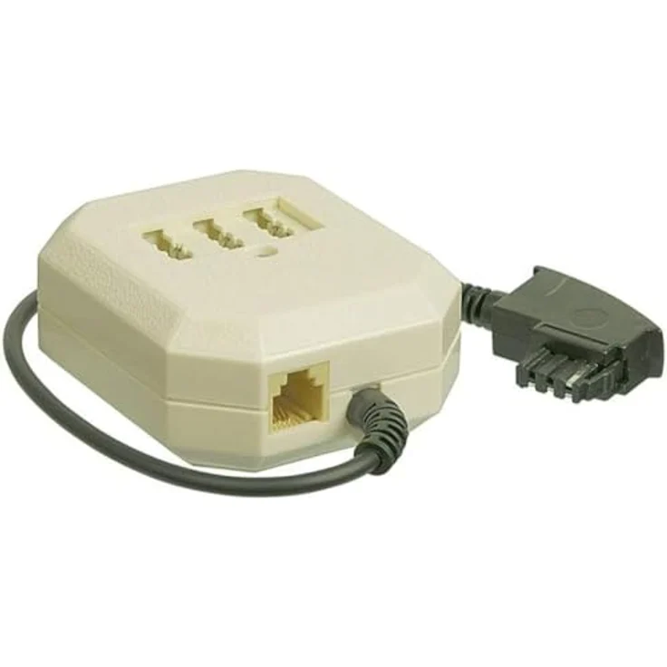GOOBAY Wentronic TAE 20NFF Verlängerung (Stecker F auf Dose NFF codiert und RJ11) 0,2m – Bild 2