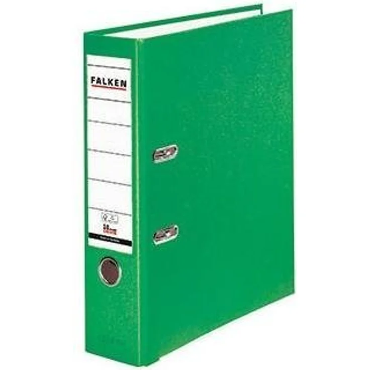 Falken Aktenordner Ordner Rückenbreite: 80 mm Verwendung für Papierformat: DIN A4, extrem strapazierfähig – Bild 1