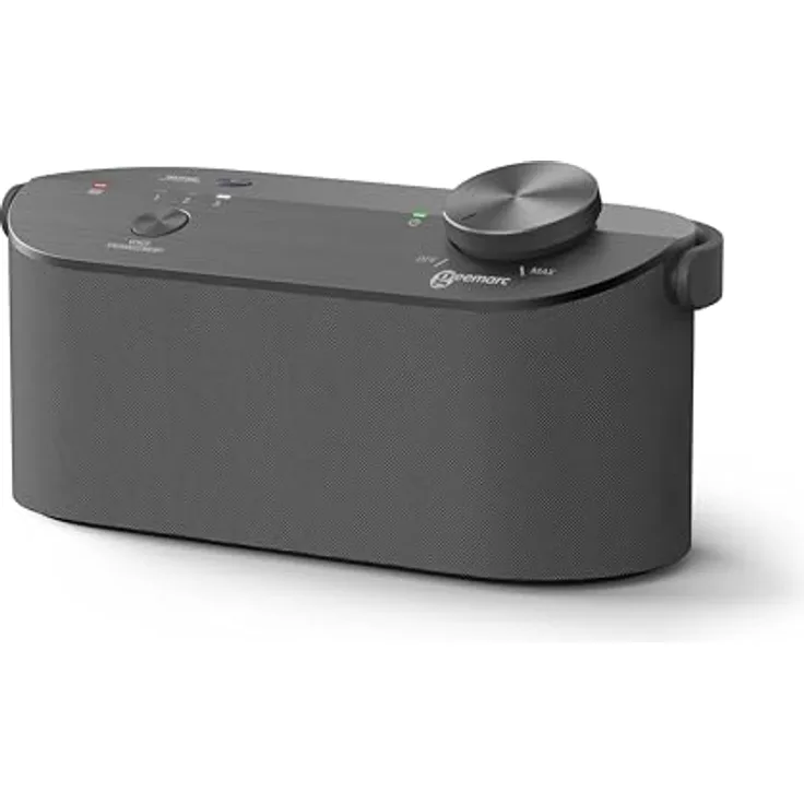 Geemarc SONARYA TV Lautsprecher, Bluetooth Lautsprecher mit KI-gestützter Geräuschunterdrückung, 16 Stunden Akkulaufzeit und 50 Meter Reichweite