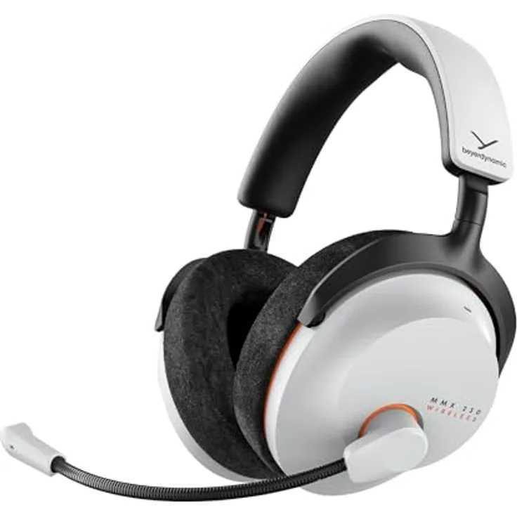 beyerdynamic MMX 230, Wireless Gaming Headset mit Bluetooth® 6.0, ANC und 60 Stunden Akkulaufzeit, Arktisches Weiß