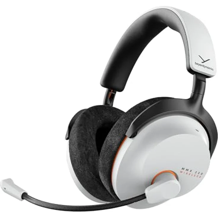 beyerdynamic MMX 230, Wireless Gaming Headset mit Bluetooth® 6.0, ANC und 60 Stunden Akkulaufzeit, Arktisches Weiß – Bild 1