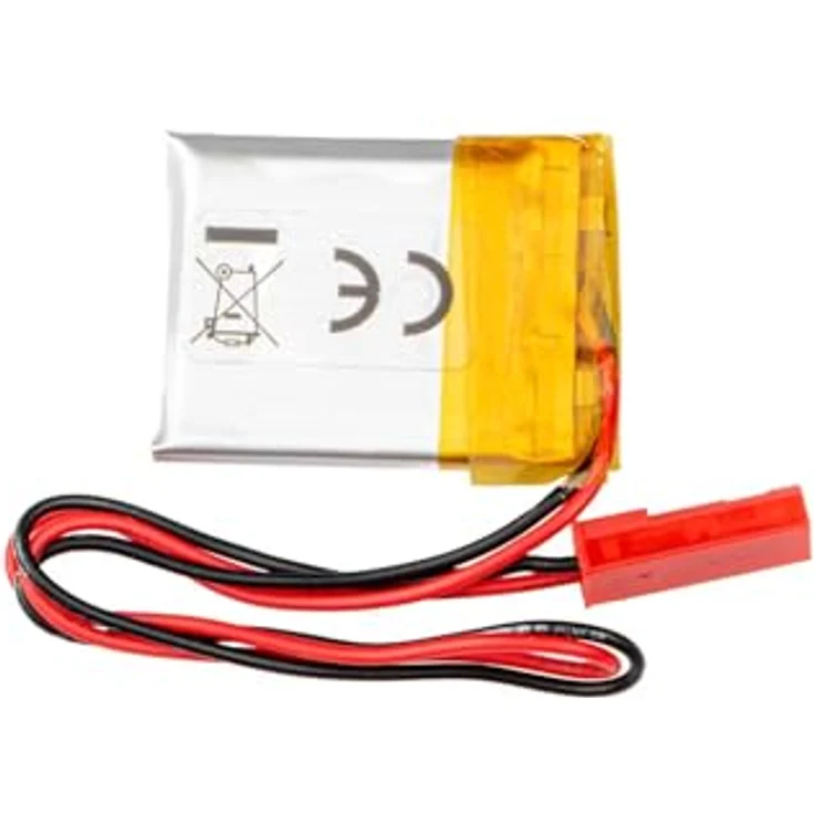 Akyga Li-Po Akku LP402025 AKY0153, 3.7V 150mAh, mit PCM und JST 2-Pin Stecker (150mm), Silber – Bild 2