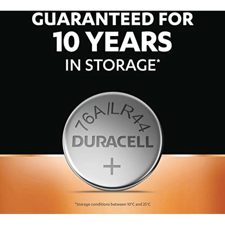 Duracell 1,5 V A76/LR44 Batterie 2-Teiliges Packung – Bild 5