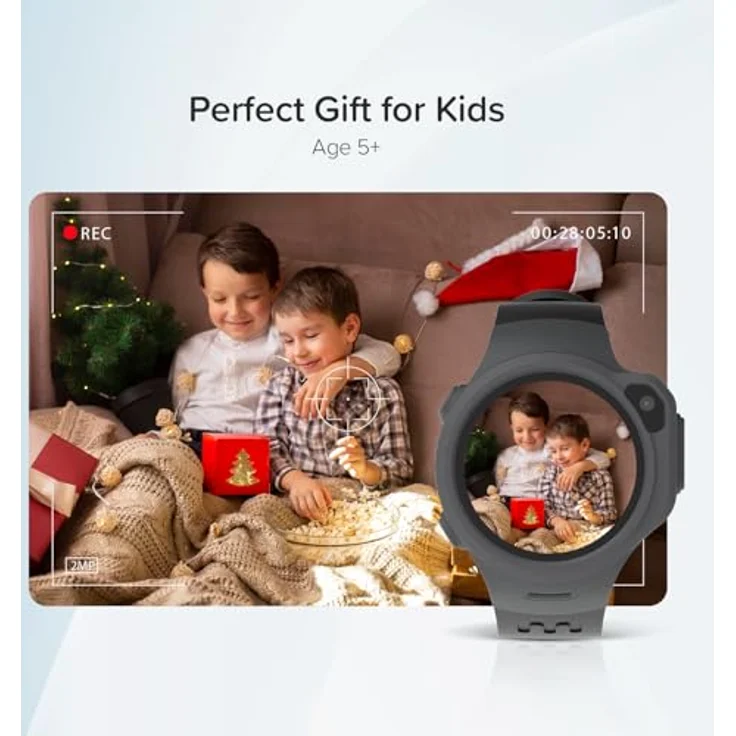 myFirst Fone R1c, Smartwatch für Kinder mit 4G LTE, GPS, 2 MP Kamera und wasserdichtem Design, grau – Bild 7