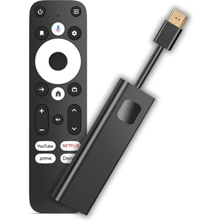 Orbsmart Streaming Stick GD1 4K HDR, Android TV 14 Smart TV Box mit Google Assistant, unterstützt Netflix, YouTube, Disney+ – Bild 1