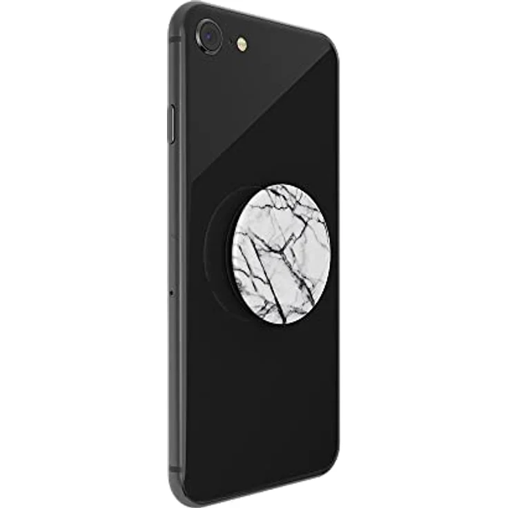 PopSockets PopGrip - Ausziehbarer Sockel und Griff für Smartphones und Tablets mit einem Austauschbarem Top - Dove White Marble – Bild 5
