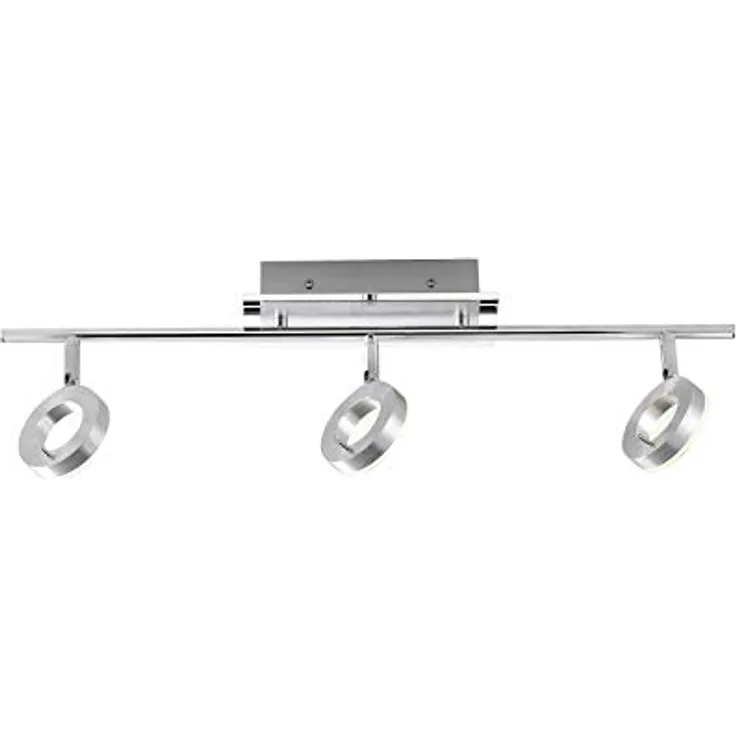 Paul Neuhaus Deckenleuchte, aluminium matt 6785-96 - LED, schwenkbare Spots, spritzwassergeschützt - Preisvergleich