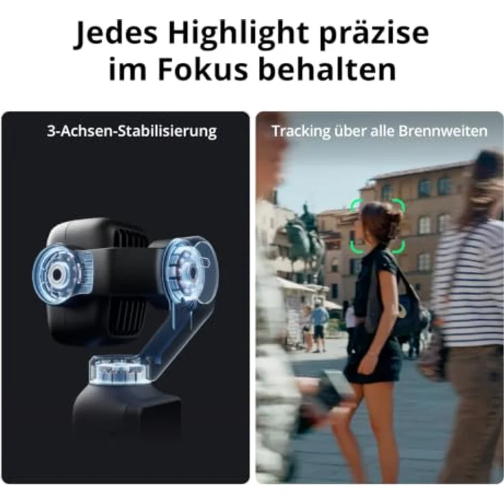 DJI Osmo Pocket 4P Vlog Combo, 7680 x 4320 Pixel Action Kamera mit 4K Ultra HD, Schwarz – Bild 6