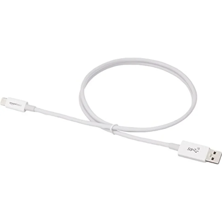 AmazonBasics - USB C Kabel auf USB Typ A, USB 3.1, 2. Generation, 0,9 m, Weiß - Preisvergleich – Bild 2
