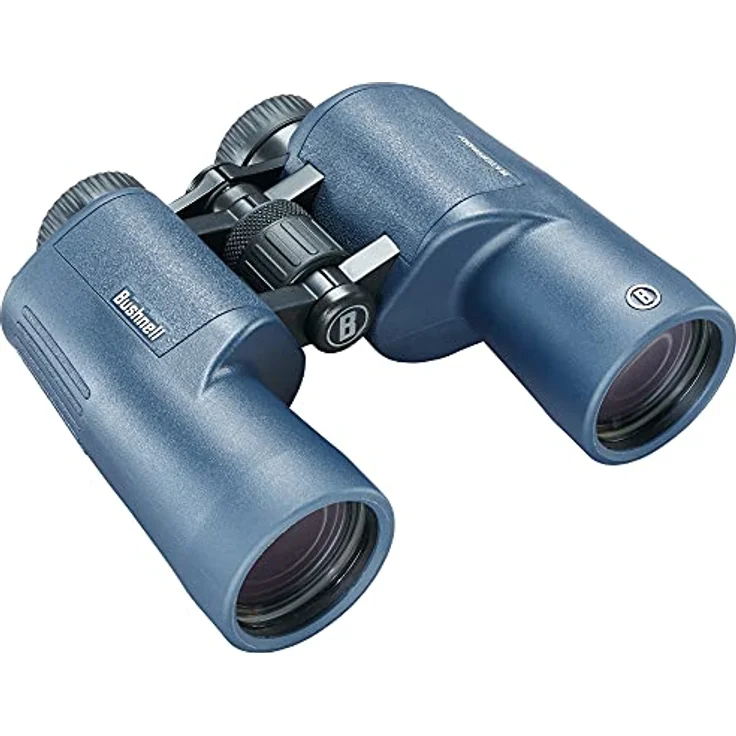 Bushnell H2O 2 Fernglas 7x50 Dunkelblau Porro - Voll multivergütet - Wasserdicht/Beschlagfrei - Drehbare Augenmuscheln - Wassersport Bootfahren – Bild 1