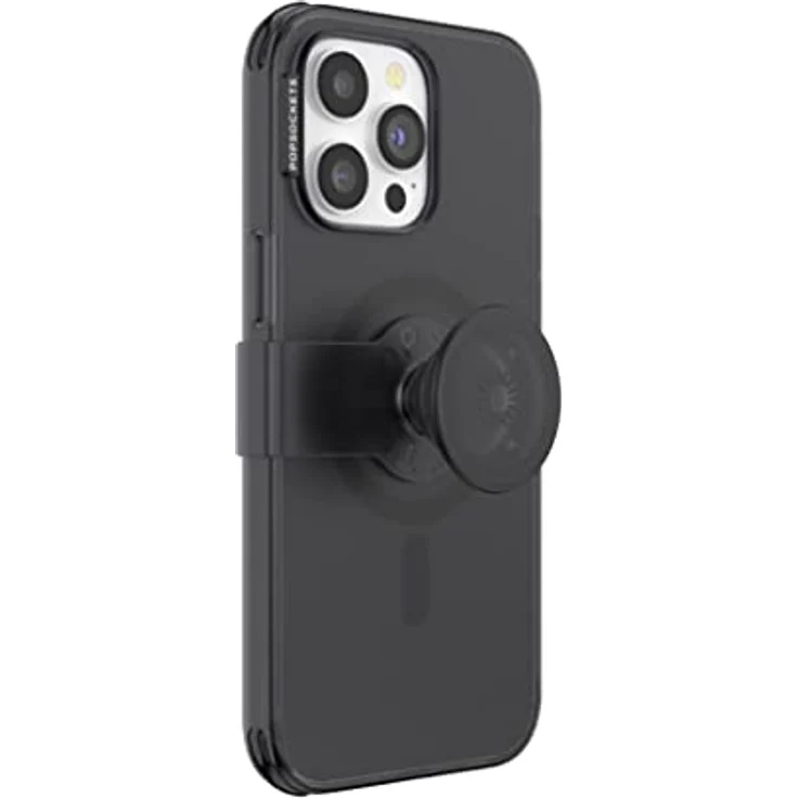 PopSockets: PopCase PlantCore für MagSafe - Hülle für iPhone 14 Pro Max mit Abnehmbarem PopGrip Slide Sockel und Griff mit Austauschbarem Top - Black – Bild 1