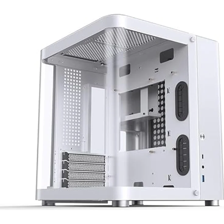 Jonsbo TK-1 .20, Micro-ATX, Gehärtetes Glas - Weiß – Bild 2