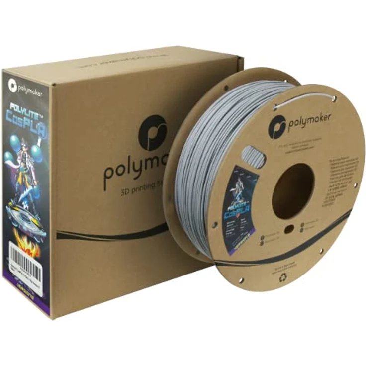 Polymaker PolyLite™ CosPLA Version B - 1.75mm 3D-Druckmaterial, 1kg, robuster PLA für Cosplay-Waffen und Rüstungen – Bild 2