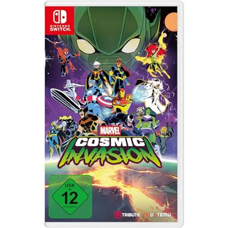 Dotemu Marvel Cosmic Invasion - Nintendo Switch Spiel mit 15 spielbaren Superhelden, Tag-Team-System und Retro-Grafik – Bild 1